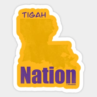 Tigah Nation Sticker